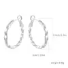 Popular Transfronterizo Europeo y Americano Popular Material de Cobre Retorcido Mobius Circonita Moda Transfronterizo Venta Caliente Pendientes