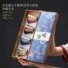 Juego de regalo de tazas de té para pareja pintadas en oro Junyao, taza maestra vintage de alta gama, taza de té Jianzhan, taza de degustación de té, regalo personalizado