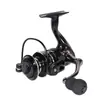 Carretilha de Pesca Spinning com Freio Suave Água Salgada Água Doce Inteira