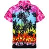 AliExpress Camisa Havaiana Masculina de Verão com Estampa Digital de Manga Curta Camisa com Estampa 3D