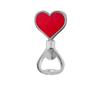 SHEIN Gran Venta Día de San Valentín Borde Plateado Abrebotellas de Corazón Rojo Grande Abrebotellas de Cerveza Abrebotellas Abrebotellas