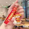 Pingente Chaveiro Criativo Zodíaco Estilo Chinês Silicone Ano do Cavalo Chaveiro Carro Bolsa Chaveiro Presente Exquisito Atacado