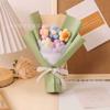 Regalo creativo para el Día de la Madre y el Día del Maestro para niños, mini flores de lana, decoración floral.