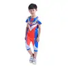 Traje Infantil de Manga Corta, Body Sero Tiga Hero Galaxy Belial, Mismo Estilo que la Película y Serie de TV, Set Completo de Disfraces de Cosplay