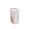 Papelera Cuadrada Grande Tipo Prensa para Uso Doméstico en Baño, Cocina, Inodoro, Dormitorio y Sala de Estar, Diseño Simple