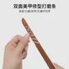 Lima de Astillas de Madera Especial para Manicuristas de Calidad, Lima Ultra Fina para Uñas Naturales, Tira para Dar Forma y Pulir Uñas, Lima de Uñas Lavable