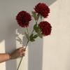 Simulação flor 3 cabeça espinho bola casamento auditório teto estrada chumbo alta decorativo floral arranjo de flores macias em estoque