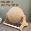 Pelota rascadora para gatos, rueda giratoria, tabla de escalada para gatos, rascador vertical de gran tamaño, juguete para gatos autoentretenido