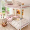 Conjunto de seis peças para dormitório escolar lençol de algodão puro capa de edredom fronha conjunto de três peças para estudante cama de solteiro cama beliche roupa de cama