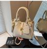 Diseño Nicho Simple Versátil Estilo Coreano Transfronterizo Bolso de Mano para Mujer Primavera 2025 Nuevo Bolso Cruzado Pequeño Tipo Cubo