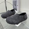 Zapatos Birkenstock Coloridos de Moda Estilo Coreano para Mujer Primavera 2026 Nuevos Mocasines Planos de Ante de Caña Baja Zapatos sin Cordones