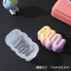 Patas de Gato Fofas Apertáveis Queijo Gato Queijo Barra de Creme de Gato Molde de Silicone DIY Material Anti-Rasgo e Fácil de Desenformar