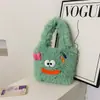 Lindo feo lindo bolso de felpa para mujer otoño e invierno gran capacidad peludo bolso de hombro peludo bolso tote Nuevo