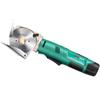 Tijeras eléctricas recargables para cortar tela, de mano, para alfombras, cuero, ropa, tela, máquina cortadora de cuchilla redonda eléctrica de litio