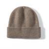 Gorro de Cachemira para Hombre y Mujer Otoño e Invierno Espesado Clásico Combinable Tejido Lana Lana Envolviendo Protección para los Oídos Gorro Cálido