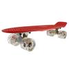 Skate de 22 pulgadas Tablero de Pescado de Plástico Modelo Nuevo Skateboard Impreso por Transferencia de Agua de Cuatro Ruedas Las Ruedas de Skate de Alta Elasticidad Son Antideslizantes
