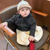 Nuevo Suéter de Punto con Capucha Estilo Coreano Lindo para Niños, Suéter Pulóver Elegante para Niños y Niñas, Abrigo de Primavera y Otoño
