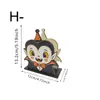 Popular portapañuelos de madera de dibujos animados para Halloween, diseño lindo de fantasma y calabaza, decoración de ambiente de mesa para restaurante