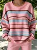 Camiseta de manga larga con estampado casual de ajuste holgado, cuello redondo, tejido gofrado de una cara para mujer, europea y americana, transfronteriza, Amazon