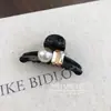 Corea del Sur Gama Alta Sencillo Perla Amor Completo Diamante Pinza de Presión Moda Versátil Elegante Pinza de Tiburón Accesorios para el Cabello Tocado Mujeres