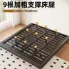Cama Colgante de Hierro Forjado para Dormitorio del Hogar Cama Doble Moderna Simple Marco de Metal Oreja de Elefante Cama Suave Se Puede Personalizar