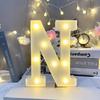 26 Luzes do alfabeto Inglês Luzes atacado LED luzes de modelagem feliz aniversário casamento confissão proposta Layout do partido