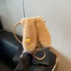 Bolso de felpa transfronterizo para mujer, nueva colección otoño 2026, diseño moderno y único, bolso cruzado popular, bolso para teléfono estilo coreano