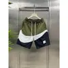 Novedad 2023 Pantalones Cortos para Hombre Verano Bloque de Color Holgados Combinan con Todo Casual Longitud Media Modernos Deportivos Secado Rápido Pantalones de Playa