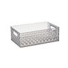 Estante de Almacenamiento para Snacks de Mascarilla Caja para Artículos Varios de Baño Caja de Almacenamiento de Escritorio Cesta Transparente de Almacenamiento para Cosméticos