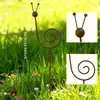 Suportes de Plantas em Forma de Caracol para Jardim Amazon Transfronteiriços Decoração de Jardim Minimalista Venda Quente Arte em Ferro Cor de Ferrugem Artesanato de Metal