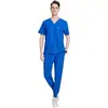 Novo Produto de Comércio Exterior: Conjunto de Uniforme Cirúrgico com Decote em V, Secagem Rápida e Resistente ao Desgaste para Médicos e Enfermeiros, Uniforme para Trabalho Odontológico, Uniforme Cirúrgico Personalizável