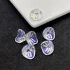 Contas de vidro 9*12mm botão de glória da manhã flor de glicínia contas para joias diy acessórios para grampo de cabelo material de contas