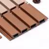 Painéis de Madeira Plástica para Exterior Grande Muralha, Painéis de Cerca para Pátio, Cercas de Guarda-Corpo para Exterior, Painéis Grelhados, Fabricante Atacadista de Painéis de Parede de Fundo Madeira-Plástico