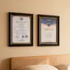 Moldura de Certificado de Patente A4 Moldura de Exibição de Certificado de Classe Alta Moldura de Foto Criativa 7 Polegadas 8 Polegadas 10 Polegadas Moldura Vazia Mesa