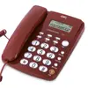 Envío gratis Teléfono Deli 787 con botones grandes, identificador de llamadas, cuerpo de ABS, teléfono fijo, protección contra rayos, teléfono de escritorio para el hogar
