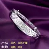 Pulseira de prata 999 pulseira de prata feminina prata pura estilo étnico presente para namorada para mãe aniversário presente para o Dia da Mulher