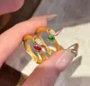 Anillo de Bambú con Diamantes Redondos Estilo Xiaohongshu, Joyería de Moda, Exquisito y Único, Juego Versátil de Anillos, Anillo de Lujo Ligero de Alta Gama