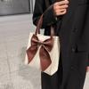 2022 estilo occidental simple costuras de lazo nuevo moderno primavera y verano gran capacidad bolso de mujer hombro axila portátil tote bag