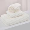 Toalla de baño de vellón coral con diseño de nubes y celosía, gorro de ducha para el hogar, suave, absorbente de agua, de secado rápido, para parejas, nuevo estilo, para secar el cabello.