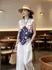Ropa de mujer estilo chino nueva, chaleco sin mangas de jacquard de rayón vintage, top de lujo ligero nuevo de verano