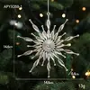 Pendente de Plástico Prateado de Formato Especial Transfronteiriço Galvanizado Brilhante Acessórios de Pingente de Árvore de Natal Decorações de Natal