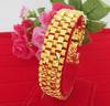 Cadena de reloj para hombre de oro arena de Vietnam, pulsera de un color por dentro y por fuera, boutique engrosada con hebilla ancha, suministro al por mayor para puesto en vivo