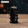 Candelabro de Hierro Retro Europeo Restaurante Hogar Atmósfera Cena a la Luz de las Velas Adornos Accesorios para Disparos Adornos Multiestilo