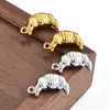 Colgante de Croissant de Acero Inoxidable Hecho a Mano Accesorios para Joyería DIY Collar Pulsera Chapado al Vacío en Oro de 18K
