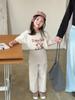 Ropa para Niños Weimu Camiseta de Manga Corta para Niñas 2026 Primavera Nuevo Estilo Coreano de Dibujos Animados Casual Tops Ropa para Bebés