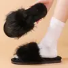 Pantuflas de Algodón, Pantuflas de Invierno de Pelo Largo, Pantuflas Peludas de Interior para Mujer, Nuevo Estilo Primavera y Otoño 2025, Pantuflas de Invierno de Felpa
