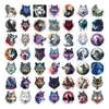 60 Pegatinas de Lobo de Dibujos Animados Pegatinas de Graffiti Impermeables DIY Diario Cuaderno Equipaje Taza de Agua Pegatinas Decorativas