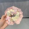 Elástico de cabelo de renda creme para cólon grande corda de cabelo para menina elástico de renda cabeça de bola elástico de borracha corda de cabelo de tecido super fada acessórios de cabelo