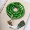 Pulsera de cuentas de ábaco Bodhi verde DIY de loto verde, joyería, rosario, juego de cuentas, especificaciones del fabricante, 8 x 10, decoración para hombres y mujeres