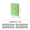 Esponja de Algodón de Pulpa de Madera Shuangshan Doble Cara Eliminación de Manchas de Grasa Paño Limpiador Cocina Lavaplatos Absorbente Paño de Limpieza